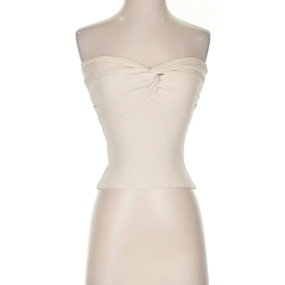 Ivory Twist Tube Top